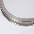 Contemporary Nordic Round Stainless Steel Acrylic Lampshade LED Flush Mount Ceiling Light For Living Room