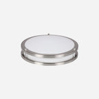 Contemporary Nordic Round Stainless Steel Acrylic Lampshade LED Flush Mount Ceiling Light For Living Room