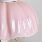 Contemporary Creative Dome Jellyfish Shaped Macarons Ceramics Hardware 1 - Light Pendant Light For Bedroom