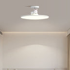 Modern Minimalist Animal Acrylic Iron LED Semi-flush Mount Ceiling Light for Living Room & Bedroom