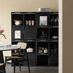 Modern Minimalist Flip-Up Door Storage Cabinet - Multi-Layer Solid Wood, Floor-Standing Organizer For Living Room Lumendat