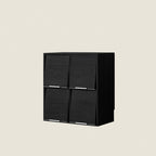 Modern Minimalist Flip-Up Door Storage Cabinet - Multi-Layer Solid Wood, Floor-Standing Organizer For Living Room Lumendat