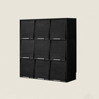 Modern Minimalist Flip-Up Door Storage Cabinet - Multi-Layer Solid Wood, Floor-Standing Organizer For Living Room Lumendat