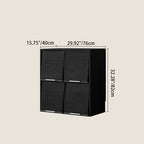 Modern Minimalist Flip-Up Door Storage Cabinet - Multi-Layer Solid Wood, Floor-Standing Organizer For Living Room Lumendat
