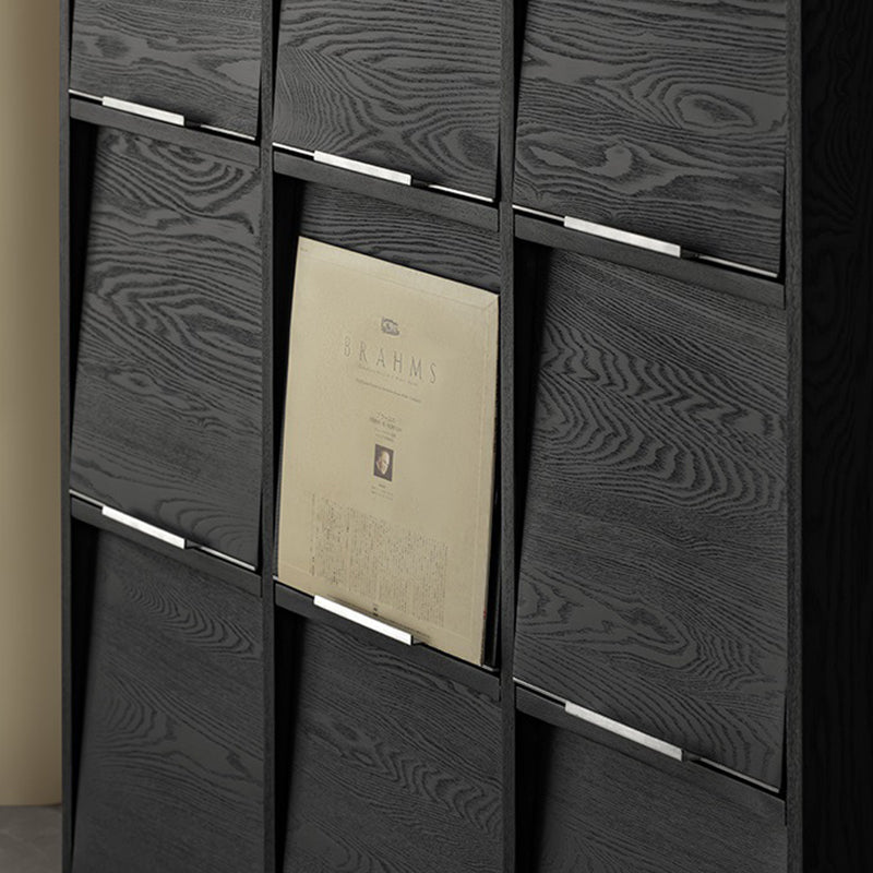 Modern Minimalist Flip-Up Door Storage Cabinet - Multi-Layer Solid Wood, Floor-Standing Organizer For Living Room Lumendat