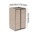 Modern Minimalist Storage Cabinet With Drawers - E1 Eco-friendly MDF Sideboard For Living Room & Bedroom Lumendat