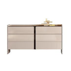 Modern Minimalist Storage Cabinet With Drawers - E1 Eco-friendly MDF Sideboard For Living Room & Bedroom Lumendat