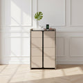 Modern Minimalist Storage Cabinet With Drawers - E1 Eco-friendly MDF Sideboard For Living Room & Bedroom Lumendat