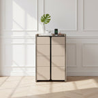 Modern Minimalist Storage Cabinet With Drawers - E1 Eco-friendly MDF Sideboard For Living Room & Bedroom Lumendat