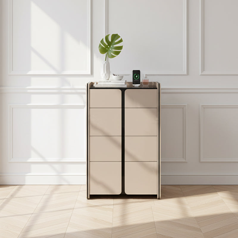 Modern Minimalist Storage Cabinet With Drawers - E1 Eco-friendly MDF Sideboard For Living Room & Bedroom Lumendat