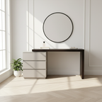 Modern Minimalist E1 MDF Makeup Vanity With 3/6-Drawer Storage Cabinet For Bedroom Lumendat
