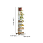 Modern Minimalist Iron Rectangular Floor Standing Bookshelf 6/7-Tier For Living Room & Home Office & Bedroom Storage DFM-F