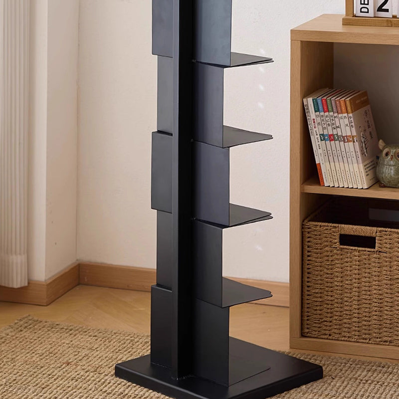Modern Minimalist Iron Rectangular Floor Standing Bookshelf 6/7-Tier For Living Room & Home Office & Bedroom Storage DFM-F