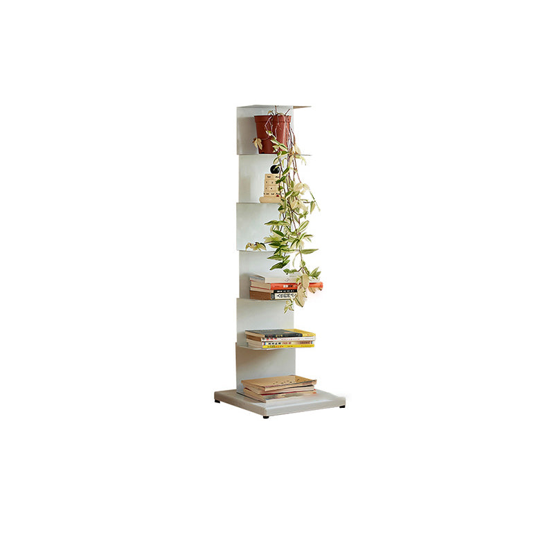 Modern Minimalist Iron Rectangular Floor Standing Bookshelf 6/7-Tier For Living Room & Home Office & Bedroom Storage DFM-F