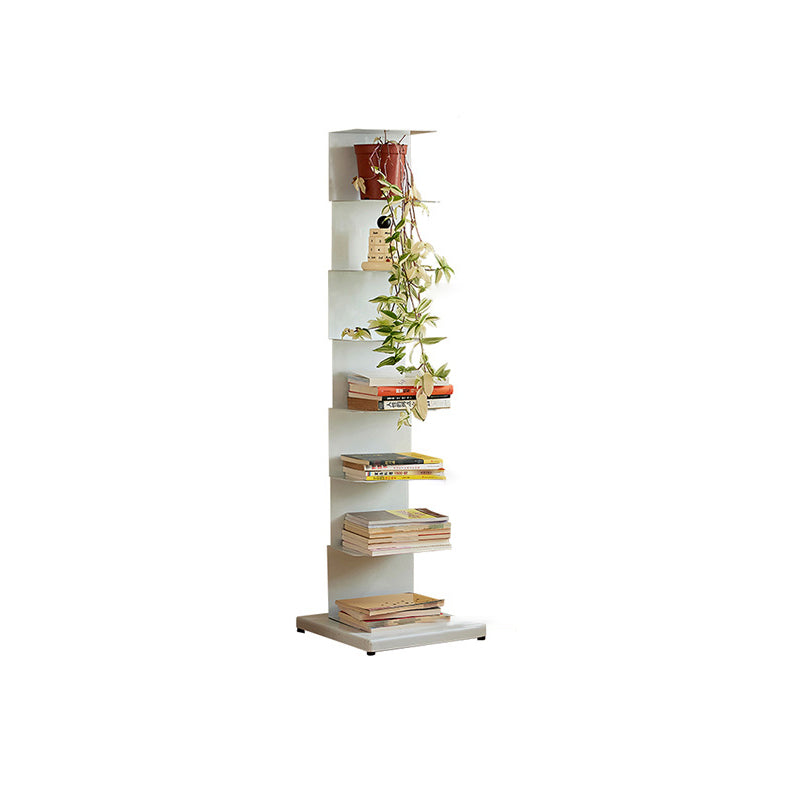 Modern Minimalist Iron Rectangular Floor Standing Bookshelf 6/7-Tier For Living Room & Home Office & Bedroom Storage DFM-F