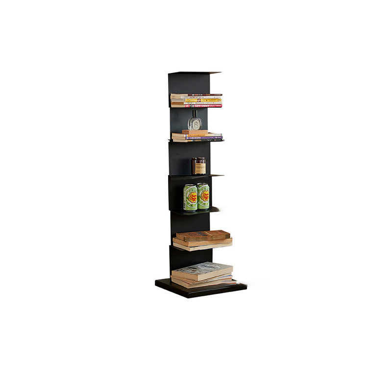 Modern Minimalist Iron Rectangular Floor Standing Bookshelf 6/7-Tier For Living Room & Home Office & Bedroom Storage DFM-F