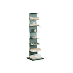 Modern Minimalist Iron Rectangular Floor Standing Bookshelf 6/7-Tier For Living Room & Home Office & Bedroom Storage DFM-F