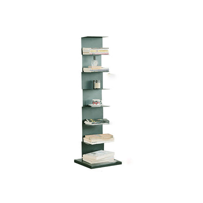 Modern Minimalist Iron Rectangular Floor Standing Bookshelf 6/7-Tier For Living Room & Home Office & Bedroom Storage