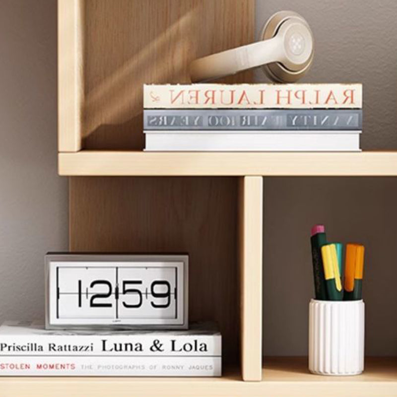 Modern Minimalist Rectangular MDF Bookshelf 3-Tier For Home Office DFM-F