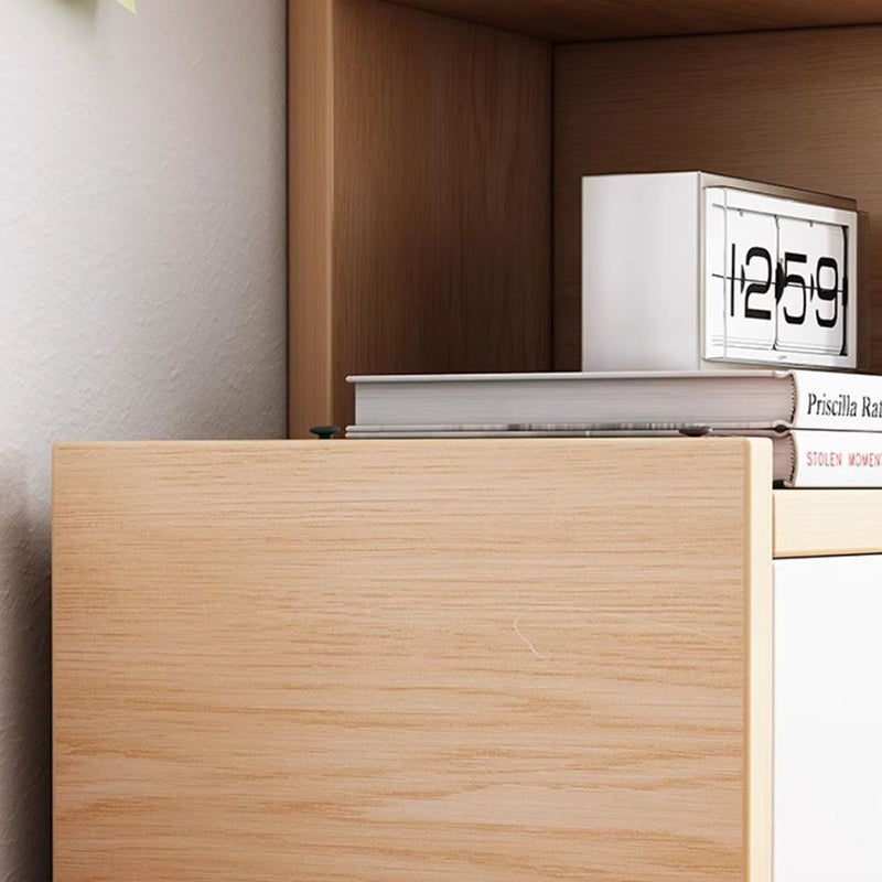 Modern Minimalist Rectangular MDF Bookshelf 3-Tier For Home Office DFM-F