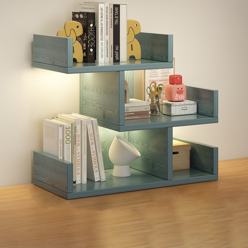 Modern Minimalist Rectangular MDF Bookshelf 3-Tier For Home Office DFM-F