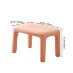 Lumendat Modern Minimalist Rectangular PE Kids Desk & Chair Set For Bedroom & Living Room Lumendat