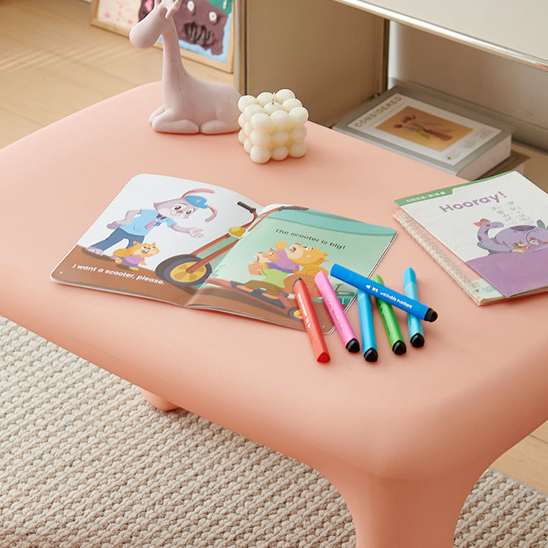Lumendat Modern Minimalist Rectangular PE Kids Desk & Chair Set For Bedroom & Living Room Lumendat