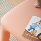 Lumendat Modern Minimalist Rectangular PE Kids Desk & Chair Set For Bedroom & Living Room Lumendat