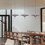 Contemporary Scandinavian Frisbee Aluminum Iron Lampshade LED Pendant Light For Dining Room