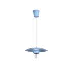 Contemporary Scandinavian Frisbee Aluminum Iron Lampshade LED Pendant Light For Dining Room