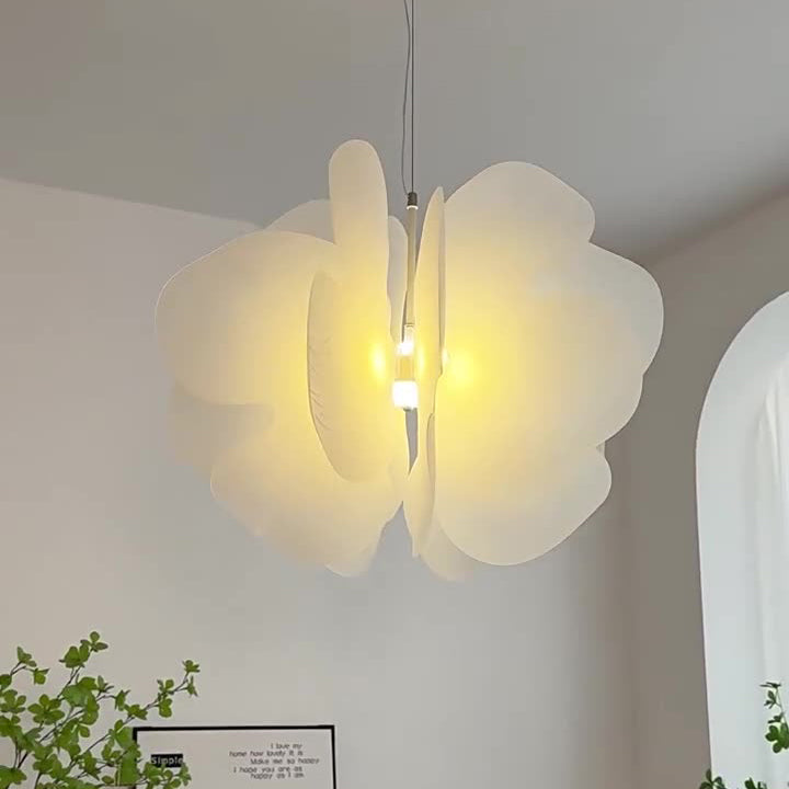 Contemporary Nordic Iron Acrylic Butterfly 1-Light Pendant Light For Living Room