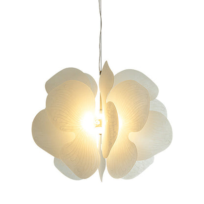Contemporary Nordic Iron Acrylic Butterfly 1-Light Pendant Light For Living Room