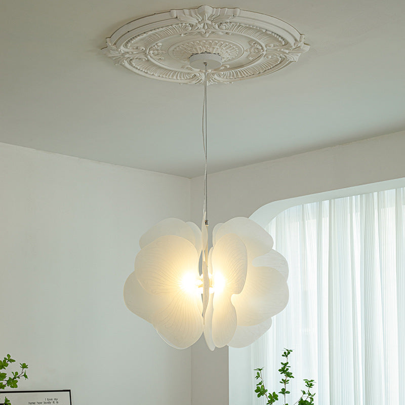Contemporary Nordic Iron Acrylic Butterfly 1-Light Pendant Light For Living Room