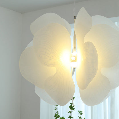 Contemporary Nordic Iron Acrylic Butterfly 1-Light Pendant Light For Living Room