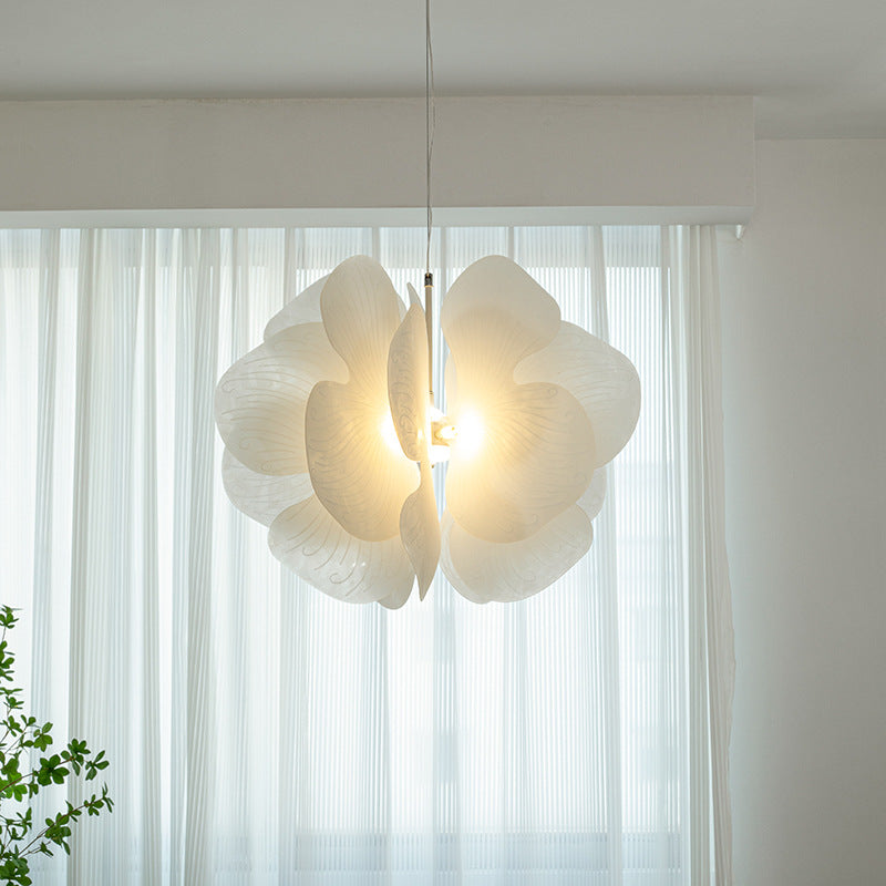 Contemporary Nordic Iron Acrylic Butterfly 1-Light Pendant Light For Living Room