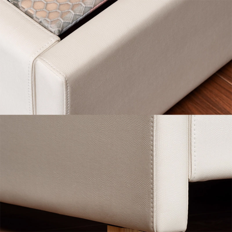 Eco-Friendly Microfiber Leather Tufted Beige Bed Frame - French Style Sustainable Customizable And Stylish For Your Bedroom Lumendat