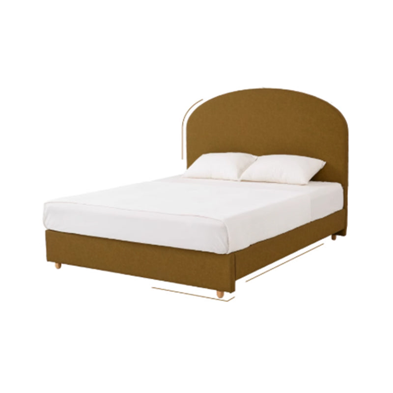 Removable Covers Beech Wood Bed Frame - Retro Customizable & Eco-Friendly Bed Lumendat