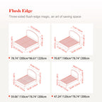 Removable Covers Beech Wood Bed Frame - Retro Customizable & Eco-Friendly Bed Lumendat