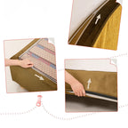 Removable Covers Beech Wood Bed Frame - Retro Customizable & Eco-Friendly Bed Lumendat