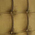 Velvet Sustainable Solid Wood Bed Frame - Vintage Cottage Olive Green Tufted Design Lumendat
