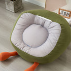 Lumendat Contemporary Creative Avocado-Shaped EPS Particles Fabric Kids Accent Chair Backrest Armrest For Living Room Lumendat