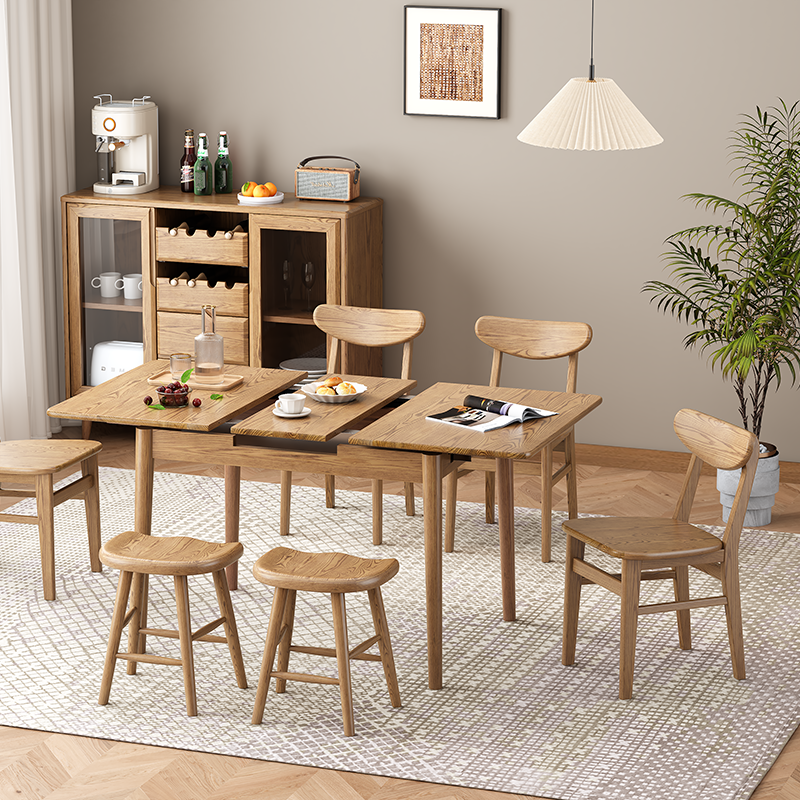 Contemporary Nordic North American Ash Wood Saddle Seat Dining Chair - Curved Wooden Chairs For Dining Room & Kitchen Lumendat