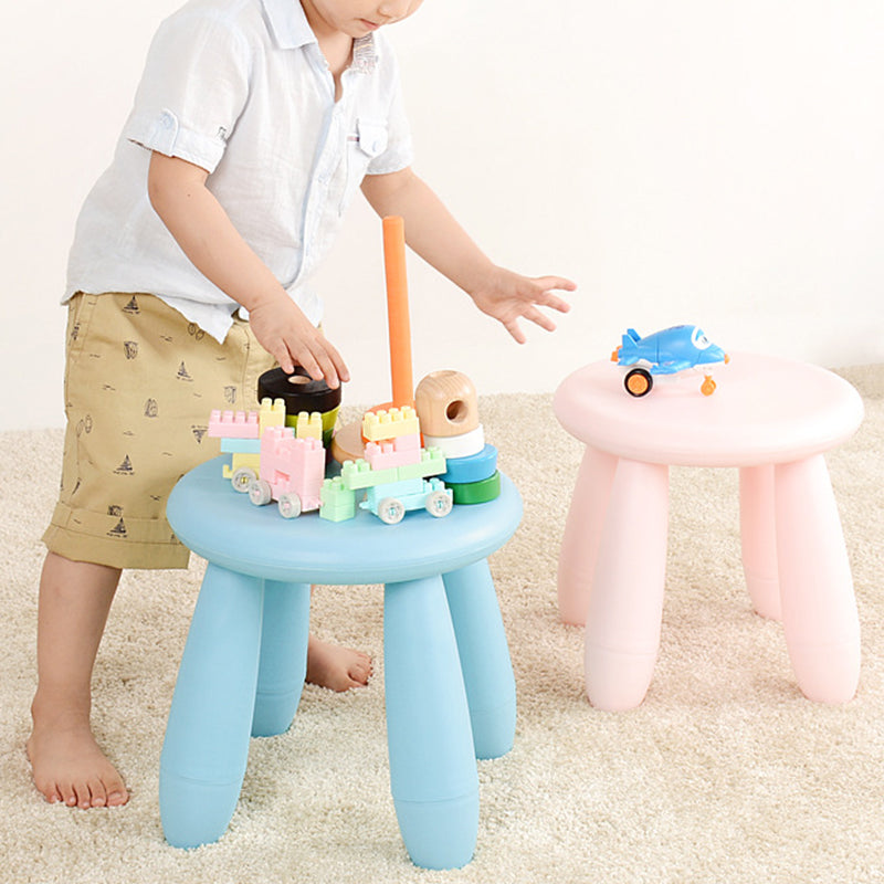 Lumendat Modern Minimalist Cylindrical Kid PP Low Stool Backless Armless For Living Room Lumendat