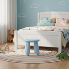 Lumendat Modern Minimalist Cylindrical Kid PP Low Stool Backless Armless For Living Room Lumendat