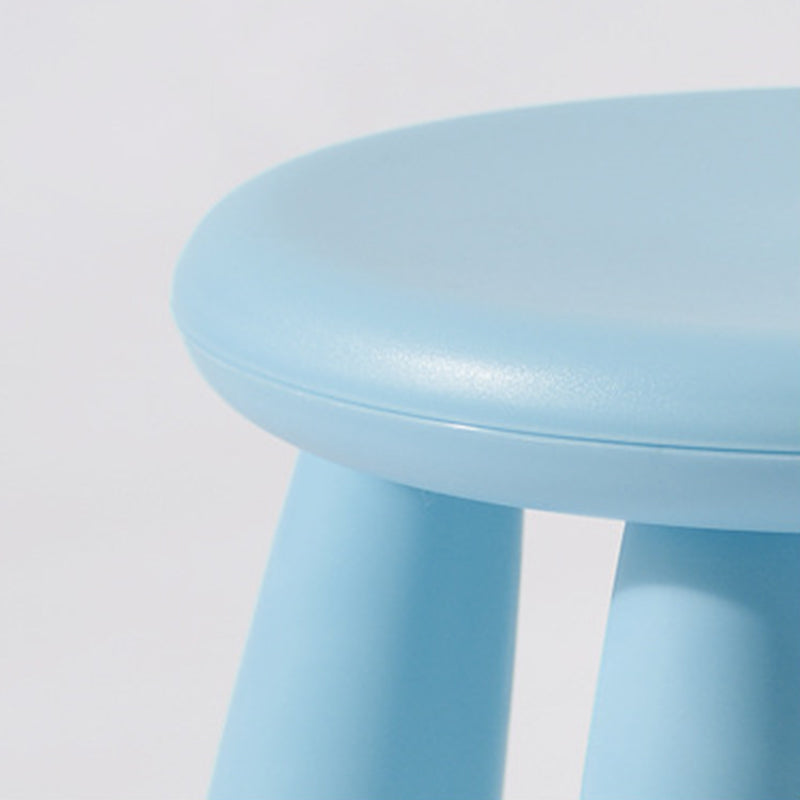 Lumendat Modern Minimalist Cylindrical Kid PP Low Stool Backless Armless For Living Room Lumendat