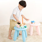 Lumendat Modern Minimalist Cylindrical Kid PP Low Stool Backless Armless For Living Room Lumendat