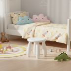 Lumendat Modern Minimalist Cylindrical Kid PP Low Stool Backless Armless For Living Room Lumendat