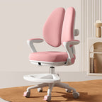 Contemporary Creative Curved Rabbit-Ear Design Kids PP Mesh Fabric Height-Adjustable Desk Chair Backrest Armrest For Home Office DFM-F