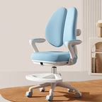 Contemporary Creative Curved Rabbit-Ear Design Kids PP Mesh Fabric Height-Adjustable Desk Chair Backrest Armrest For Home Office DFM-F