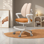 Contemporary Creative Curved Rabbit-Ear Design Kids PP Mesh Fabric Height-Adjustable Desk Chair Backrest Armrest For Home Office DFM-F
